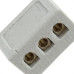 Foxlux Conector Porce. Tripolar 10 - Kit C/10 Pc