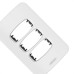Alumbra Fora De Linha Placa Gracia Bca 4X2 3 Modulo-668