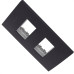 Alumbra Fora De Linha Placa Inovapro P/Moveis Black 2Mod-535