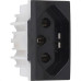 Alumbra Fora De Linha Modulo In.Pro Black T.2P+T 20A-510