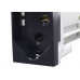 Alumbra Fora De Linha Modulo In.Pro Black T.2P+T 10A-509