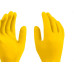 Imbat Luva Latex  Forrada Amarela 07 - Kit C/12 Pr