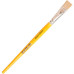 Compel Pincel  Chato Cerda Branca 12 - Kit C/6 Pc