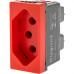 Pial Modulo Pop Tomada 2P+T 20A Verm.