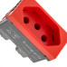 Pial Modulo Pop Tomada 2P+T 20A Verm.
