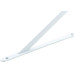 Suporte Prateleira Mao Francesa Thompson Forte 25Cm Branco - Kit C/12 Pecas