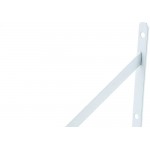 Suporte Prateleira Mao Francesa Thompson Forte 30Cm Branco - Kit C/12 Peças