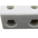 Conector Porcelana Brasfort 2 Polos - 10Mm Fixar - 8609 - Kit C/10 Pecas