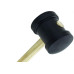 Martelo De Borracha Thompson Preto 40Mm