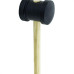 Martelo De Borracha Thompson Preto 60Mm