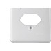 Placa Conjunto Ilumi Stylus Branco 4X2 - 1 Interruptor + 1 Tomada - 20420