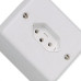 Sistema Ilumi 1 Tomada 2 Polos+Terra 20A. Com Placa + Caixa Branco - 63141