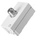 Modulo Ilumi Slim Tomada Conector Para Fio Coaxial Branco - 8163