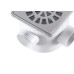 Caixa Sifonada Herc 100X100X50 Quadrada Cromada 5259