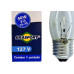 Lampada Vela Lisa Brasfort 40Wx127V. Clara - Kit C/10 Pecas