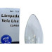 Lampada Vela Lisa Brasfort E-14 Clara 40Wx127V. - Kit C/10 Pecas