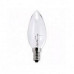 Lampada Vela Lisa Brasfort E-14 Clara 40Wx220V. - Kit C/5 Pecas