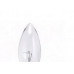 Lampada Vela Lisa Brasfort E-14 Clara 40Wx220V. - Kit C/5 Pecas