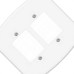 Placa Conjunto Fame Blanc 4X4 F-33 - 3 Interruptores + 3 Interruptores - 957