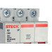 Kit C/3 - Disjuntor Steck ''Din'' Tripolar 40A. C