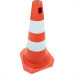 Cone Sinalizacao Plastcor 50Cm Laranja/Branco