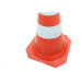 Cone Sinalizacao Plastcor 50Cm Laranja/Branco