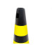 Cone Sinalizacao Plastcor 50Cm Preto/Amarelo