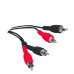 Cabo Audio/Video 2Rca + 2Rca 1,80M - Kit C/10 Pecas