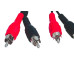 Cabo Audio/Video 2Rca + 2Rca 1,80M - Kit C/10 Pecas