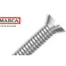 Parafuso Rosca Metrica Chata Fenda Jomarca 5 X 40Mm - Kit C/2 Centos