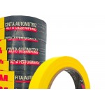 Fita Crepe 3M Alta Performance Amarela 18Mm X 40M Automotiva - Kit C/12 Rolos