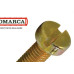 Parafuso Rosca Metrica Cilindrica Fenda Jomarca - 8 X 50Mm