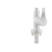 Torneira Lavatorio Abs Herc Twist Bica Alta Branca 2960 - 1/4 De Volta