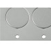 Placa Para Piso Inox 4X4 Olivo Com 2 Modulos Rj11