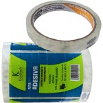 Fita Adesiva Embalagem Koretec Transparente 12Mm X 40M - Kit C/10 Peças