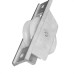Roldana Para Portao Jocec Nylon ''U'' Com Suporte Aberto De Aluminio 60Mm - Kit C/2 Pecas