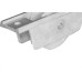 Roldana Para Portao Jocec Nylon ''U'' Com Suporte Aberto De Aluminio 60Mm - Kit C/2 Pecas
