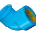 Joelho Azul Com Bucha Latao Fortlev 25Mm X 3/4'' - Kit C/20 Pecas