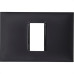 Placa Pial Plus+ Preta 4X2 - 1 Modulo Horizontal - 618501Pt