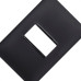 Placa Pial Plus+ Preta 4X2 - 1 Modulo Horizontal - 618501Pt