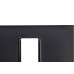 Placa Pial Plus+ Preta 4X2 - 1 Modulo Horizontal - 618501Pt