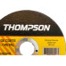 Disco Corte Ferro Thompson 4.1/2''X5/128''X7/8'' - Fino 1,0Mm - 1660 - Kit C/10 Pecas