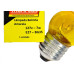 Lampada Bolinha Thompson 7Wx127V Amarela - Kit C/10 Pecas