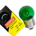 Lampada Bolinha Thompson 7Wx127V Verde - Kit C/10 Pecas