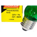 Lampada Bolinha Thompson 7Wx127V Verde - Kit C/10 Pecas