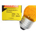 Lampada Bolinha Thompson 7Wx220V Amarela - Kit C/10 Pecas