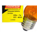 Lampada Bolinha Thompson 7Wx220V Laranja - Kit C/10 Pecas