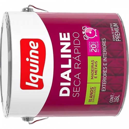 Tinta Esmalte Iquine Seca Rapido Galao 3,6L Preto