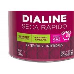 Tinta Esmalte Iquine Seca Rapido Galao 3,6L Preto