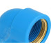 Joelho Azul Com Bucha Latao Krona 32Mm X 3/4'' - Kit C/10 Pecas